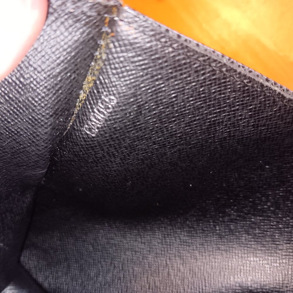LV Black Taiga Leather Clutch w/ Silver tone hardware - Picture 7 of 7